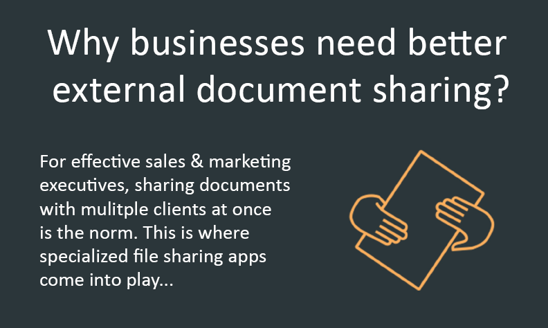 Introduction to why better document sharing platforms are needed for client collaboration