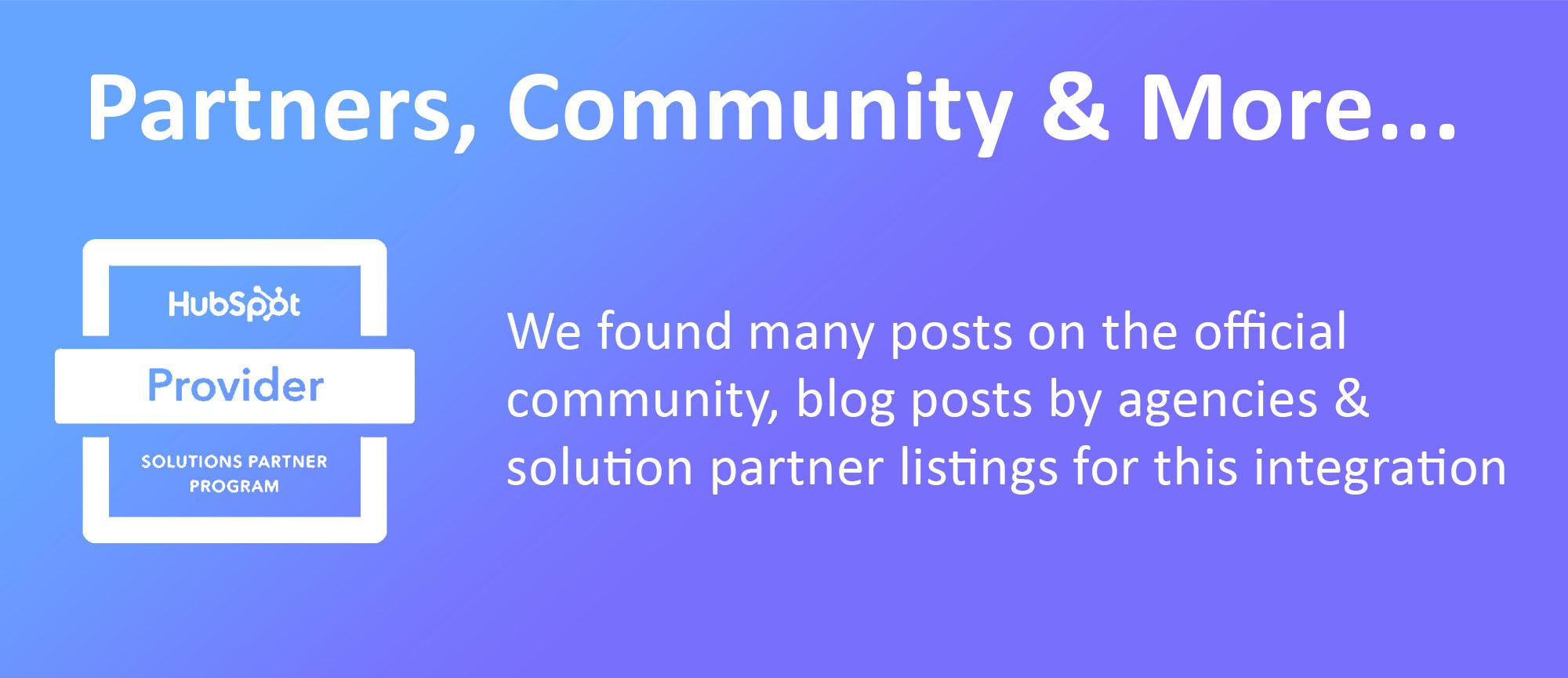 Partners, community & more resources for connecting HubSpot with Google Drive