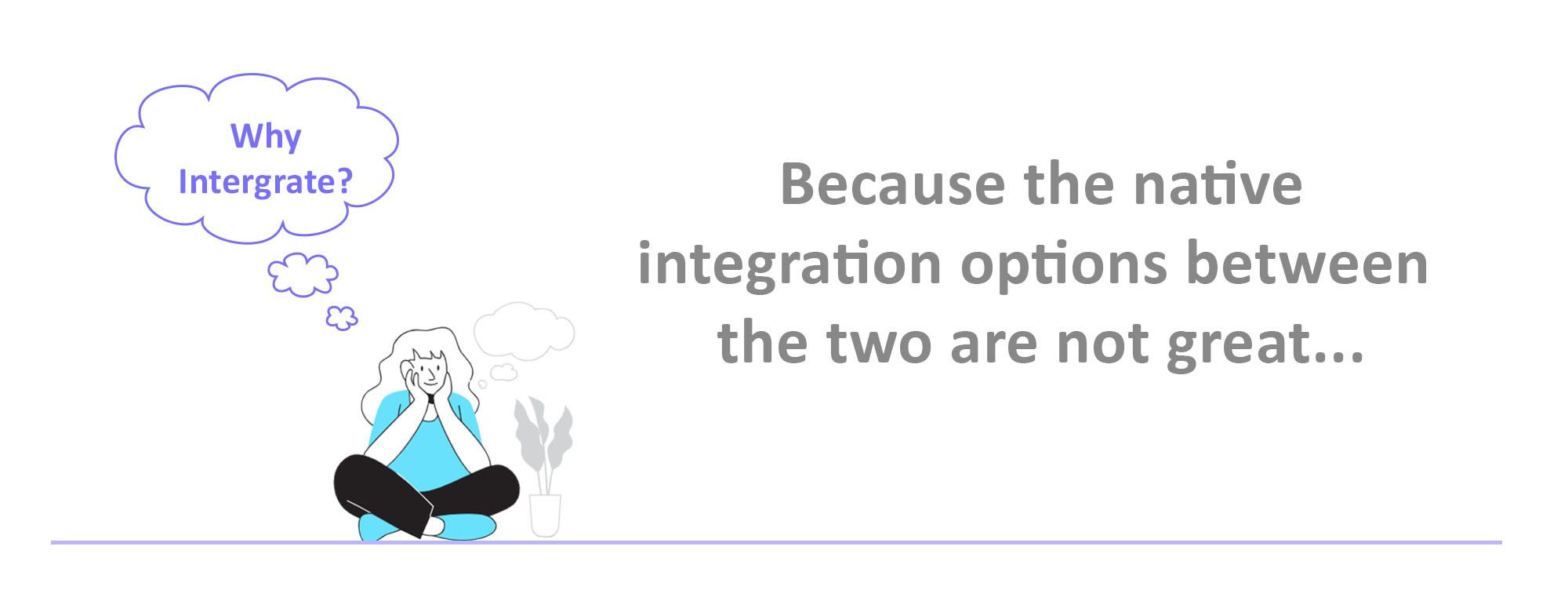 Native integration options for connecting HubSpot & OneDrive are not great
